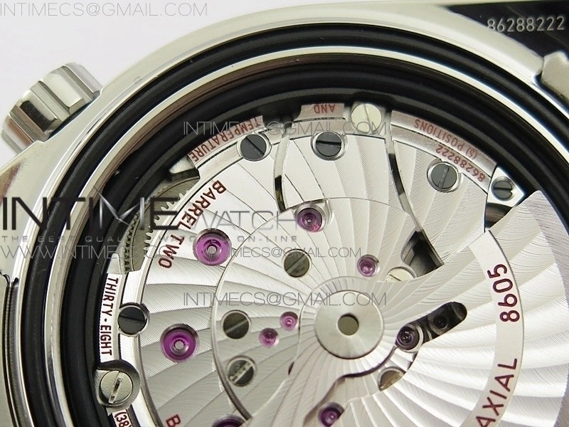 Planet Ocean 600M Co-Axial GMT 43.5mm VSF 1:1 Best Edition Blue Dial Blue Ceramic Bezel on SS Bracelet A8605 Super Clone